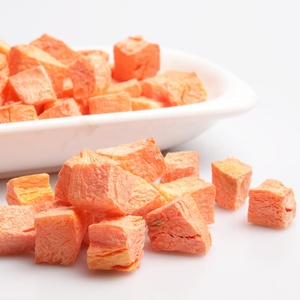 Friandises pour chiens déshydratées aux cubes <span class=keywords><strong>de</strong></span> <span class=keywords><strong>carotte</strong></span> lyophilisés naturels et sains - Product Image 1