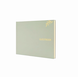 Venta de fábrica Acordeones personalizados Concertina Bound Libro de firmas de tapa dura Drop Top Libro de invitados de boda - Product Image 1