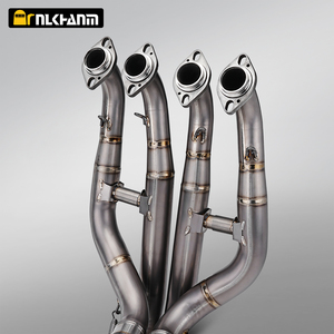 Sistema de Escape para Motocicleta NlkHanm ZX6R, Modificación Arro Ti. Sección frontal central de 60 mm de calibre, color plateado, KAWASA Mainland - Product Image 4