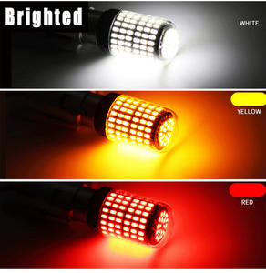Nouveau 12V/24V LED DRL frein et feu de recul T20/<span class=keywords><strong>WY21W</strong></span> avec 144 perles de lampe clignote voiture 1156/P21W 7440 accessoire - Product Image 2