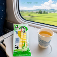Pointes de bambou marinées épicées croustillantes et tendres 428g – Apéritif acidulé prêt à consommer – Snack végétal