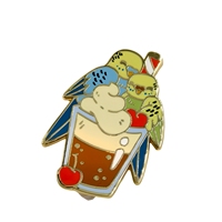 Épingles promotionnelles Logo personnalisé dessin animé en métal mignon or carotte oiseau Animal or métal crème glacée dur émail doux épinglettes
