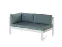 AJUNION Aluminio Salón Muebles de jardín Conjunto XXL Asientos Grupo Jardín Sofá Seccional Patio Muebles Conjunto para Terraza Balcón