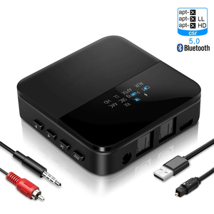 New Arrival Amazon bán chạy nhất âm thanh âm nhạc aptx-độ trễ thấp <span class=keywords><strong>Bluetooth</strong></span> 5.0 Transmitter và <span class=keywords><strong>Receiver</strong></span> 2 trong 1 cho nhà TV/PC Stereo âm thanh - Product Image 2