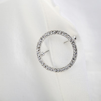 Porte-lunettes de lecture plein strass rond cercle porte-lunettes broche broche