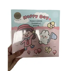 Custom printed Cute Logo Waterproof Vinyl cartoon sticker