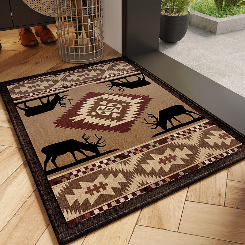 Semelle en caoutchouc velours de coton bambou - Tribal Diary