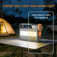 Démarreur portable 6400mAh 12V avec compresseur d'air, écran LED, batterie externe, kit d'outils d'urgence multifonction pour démarrage de véhicule