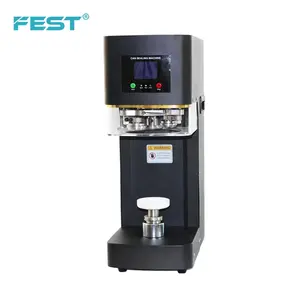 FEST Automatic Good Quality Tin Can Sealing Intelligent Bubble Tea Lid Sealing Machine