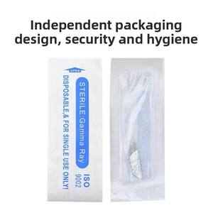 Lámina <span class=keywords><strong>de</strong></span> Agujas para Tatuaje Hechas a Mano con Tres/Cinco Agujas, Cuchillas <span class=keywords><strong>de</strong></span> Sombreado Semipermanentes para Cejas y Tatuajes - Product Image 5