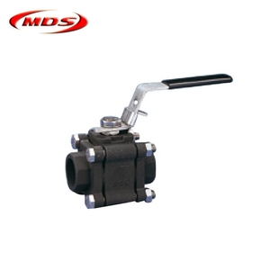 Vanne à boisseau sphérique forgée en acier au carbone 3 pièces DN100, livraison gratuite, directement de l'usine - Product Image 3
