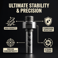 Axe de coupe personnalisé en acier inoxydable 304 de haute précision pour pièces de machine granulatrice sous-marine