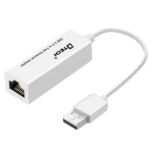 USB Kecepatan Tinggi 2.0/1.1 Ke RJ45 Hub 22Cm Mendukung Remote Wakeup 4 Core Play-Plug USB Ke RJ45 Hub untuk Komputer