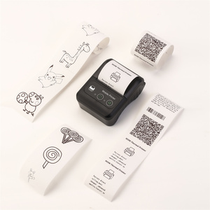 Cho hoin 2 inch mini xách tay Máy in hóa đơn nhiệt 1D 2D mã vạch 203dpi đen trắng cổ phiếu có sẵn - Product Image 4