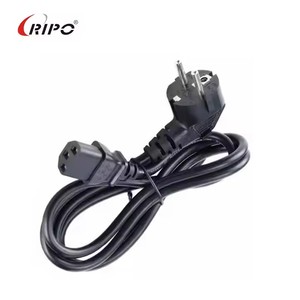 สายไฟ AC ปลั๊ก EU คุณภาพสูงสำหรับแหล่งจ่ายไฟแล็ปท็อปเดสก์ท็อป ความนำไฟฟ้าที่เสถียร การออกแบบที่ปลอดภัยและทนทาน - Product Image 4