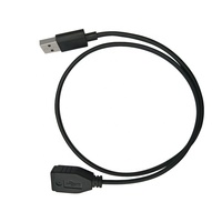 HJX Rallonge de câble d'usine USB 2.0 1m Noir USB A Mâle à Femelle Câble d'extension USB