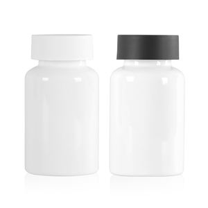Botella de plástico negra de 250cc para medicamentos, frasco de plástico PET negro, contenedor vacío para pastillas, botellas para cápsulas con tapa a prueba de niños - Product Image 1