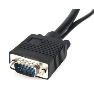 Adaptador de audio y vídeo Vga a HDMI con entrada de audio de 3,5 mm para conexión a monitor de computadora - Product Image 1