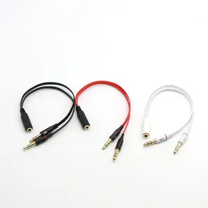3,5 мм аудио разветвитель кабель штекер-гнездо P3403X 1 точка 2 аудио кабель для автомобильных наушников
