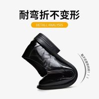 Chaussures pour hommes tendance, automne et hiver, chaussures habillées de cérémonie, semelle souple, bout pointu, chaussures de mariage pour marié, à enfiler