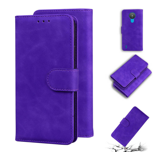 New PU Leather Wallet Cover Protective Shell for Nokia 1.4 5.4 3.4 2.4 5.3 1.3 6.2 7.2 2.3 2.2 3.2 4.2 Mobile Phone Case