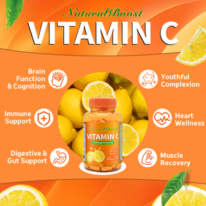 Natural Boost <b>Vitamin</b> <b>C</b> 1000mg <b>Tablets</b> 100 Count Gluten-Free Vegetarian Immune Support Supplement - Product Image 5