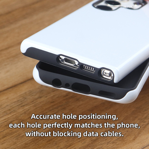 Custodie per telefono in bianco a sublimazione a doppio strato 2 in 1 a sublimazione per custodie del telefono per samsung s24 ultra a3 a14 <span class=keywords><strong>a54</strong></span> a55