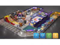 Fabricant professionnel d'équipements de jeux intérieurs et de parcs de trampolines, carrousel, piscine à balles, café pour centre commercial