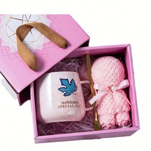 Tasses en céramique de luxe pour entreprises, personnalisables avec logo, sérigraphiées, coffret cadeau promotionnel pour Noël 2025, remise de diplôme et employés - Product Image 3