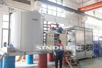 SINDEICE 20 tonnes par jour flocon machine à glaçons évaporateur flocon de glace faisant tambour de Machine pour la pêche et l'utilisation industrielle