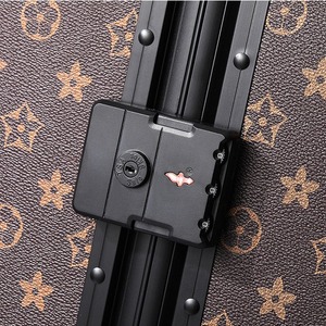 Trolley Case Set 20 Inch And 24 Inch Aluminum Frame Spinner Wheels With Lock For Leisure Travel Durable Carry On <b>Suitcase</b> - Product Image 4