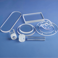 Instrumentos de Vidrio de Cuarzo Transparente Resistentes a Altas Temperaturas y a la Corrosión, Recipientes de Laboratorio Químico para Corte y Soldadura Personalizados