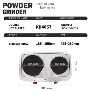 Dsp 2023 mùa hè mới 2 tấm Bếp điện Bếp điện đôi rắn nóng tấm đung Nồi điện - Product Image 6