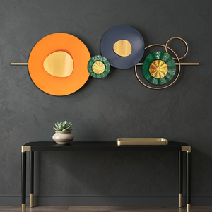 Best Quality Art Deco Design Wall Art Unique Iron Decor for Contemporary Living Room or Office Available at Wholesale Price - Product Image 4