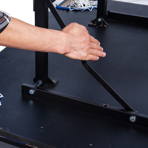 โต๊ะพูลมาตรฐาน 8 ฟุต แบบพับได้ พร้อมตัวปรับระดับ ชุดอุปกรณ์เล่นบิลเลียดครบชุด ดีไซน์ประหยัดพื้นที่ โต๊ะบิลเลียดสำหรับใช้ในบ้าน - Product Image 4