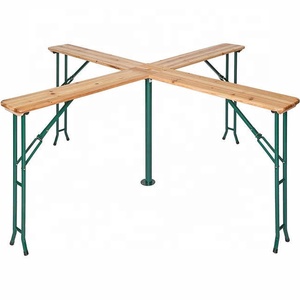 Juego de mesa plegable de madera para Picnic, juego de mesa para cerveza, <span class=keywords><strong>Bistro</strong></span>, al aire libre, precio de fábrica - Product Image 1