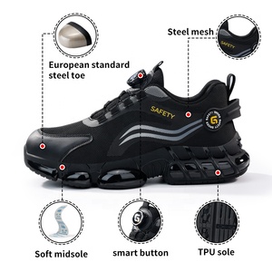 Chaussures <span class=keywords><strong>de</strong></span> <span class=keywords><strong>sécurité</strong></span> sportives GUYISA Anti-écrasement Anti-perforation Boucle intelligente Chaussures <span class=keywords><strong>de</strong></span> <span class=keywords><strong>sécurité</strong></span> tendance - Product Image 2