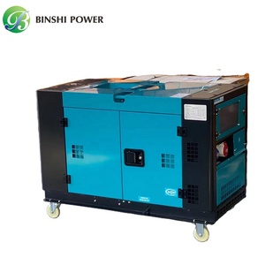 Groupe électrogène diesel silencieux Binshi Power à double cylindre, refroidi par eau, sur roues, à châssis ouvert, 1800 tr/min, portable pour la <span class=keywords><strong>maison</strong></span> - Product Image 2