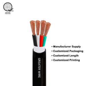 สายไฟฟ้าพีวีซีหุ้มฉนวน4หลัก100แอมป์8AWG 12AWG 10AWG bbps 18AWG 16AWG 2 3 4 5 6 7แกน - Product Image 2