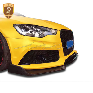 Accesorios de coche decoración exterior labio delantero divisor para ad <span class=keywords><strong>rs6</strong></span> c7 piezas de carbono - Product Image 2