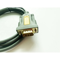 Cable adaptador serial personalizado FTDI USB a DB9 macho hembra RS232