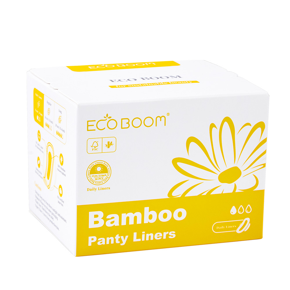 Экологичные гигиенические прокладки ECO BOOM для женщин, гигиенические прокладки из органического хлопка
