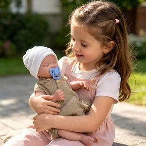 Poupée Bébé Reborn Éducative en Silicone Solide <span class=keywords><strong>de</strong></span> 18 Pouces, Faite à la Main, Réaliste, Poids Réel, Jouet Doux, 3200g, Certifiée CE - Vente Chaude - Product Image 5
