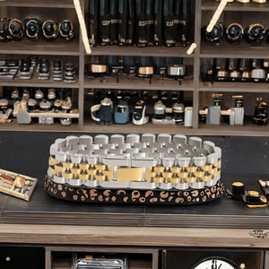 Bracelet en acier inoxydable massif de luxe Mingshi 20 mm avec fermoir déployant pour montre Rollex - Product Image 3