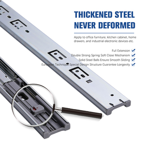 Tobogán de cajón de 45mm de acero moderno de fabricante profesional para cocina, dormitorio, baño, sala de estar, gabinetes, producto Jieyang - Product Image 5