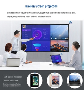 Pizarra Interactiva LCD Inteligente de 110 Pulgadas 4K con Pantalla Táctil, Pizarra Digital Blanca para la Enseñanza Escolar - Product Image 4