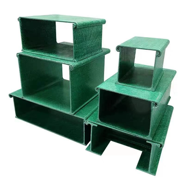 FRP Resin Composite Cable Bracket Tray Fireproof Corrosion Resistant Fiberglass Bridges Troughs Glass Fiber