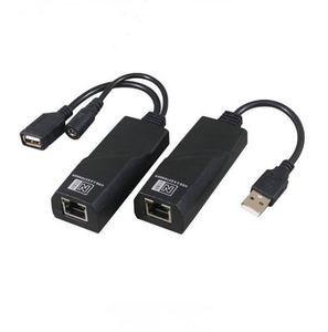 Câble d'extension <span class=keywords><strong>USB</strong></span> 2.0 <span class=keywords><strong>avec</strong></span> <span class=keywords><strong>port</strong></span> <span class=keywords><strong>Ethernet</strong></span> de 100 mètres Câble d'extension RJ45 pour caméra Clavier Souris - Product Image 4