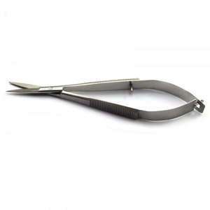Ciseaux à ressort de qualité supérieure en acier inoxydable pour la beauté, instruments microchirurgicaux pour sourcils, vente chaude, OEM - Product Image 4