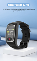 Montre connectée 4G intelligente VL16 avec alerte, appels vocaux, SOS, GPS, WIFI, localisation, pour personnes âgées et personnes handicapées avec carte SIM